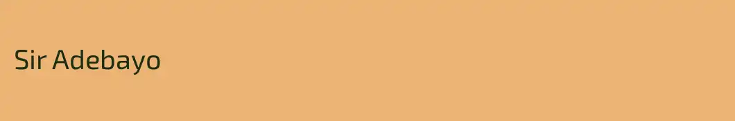 Sir Adebayo